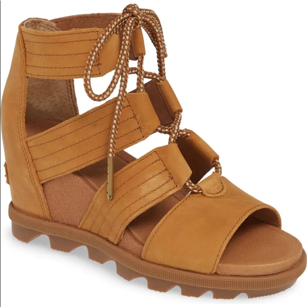 Sorel Joanie Lace Up Wedge Sandal